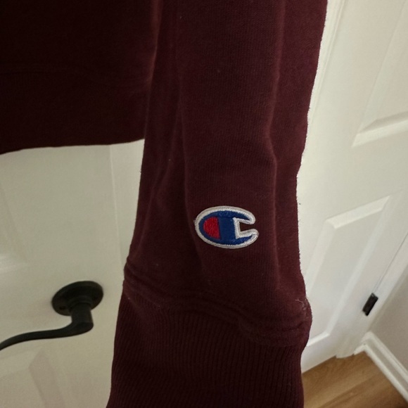 Champion Maroon Crewneck Sweatshirt - Picture 4 of 5